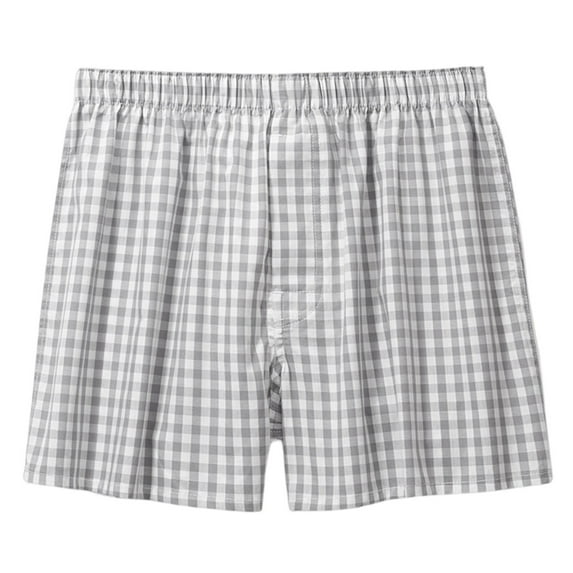 Sngxgn Men's Breathable Boxer Briefs Underwear(Grey,XL)