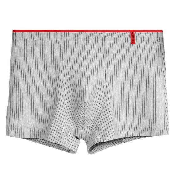 Sngxgn Men's Breathable Boxer Briefs Underwear(Grey,XL)