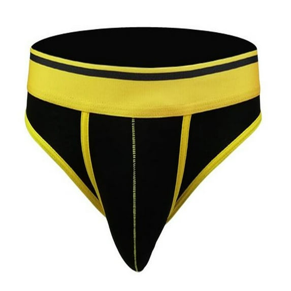 Sngxgn Men's Breathable Trunks Underwear Covered Band(Black,XXXL)