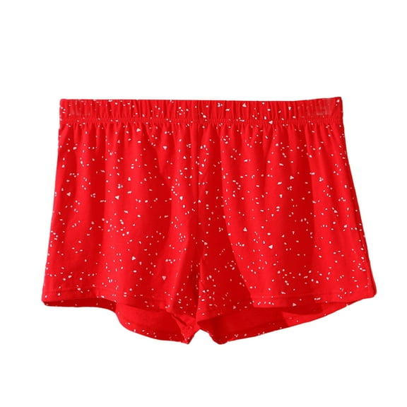 Sngxgn Men's Breathable Trunks Underwear Covered Band(Red,M)