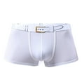 thumbnail image 1 of Sngxgn Men's Breathable Trunks Underwear Covered Band(White,XL), 1 of 5