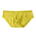 thumbnail image 1 of Sngxgn Men's Breathable Trunks Underwear Covered Band(Yellow,XXL), 1 of 4