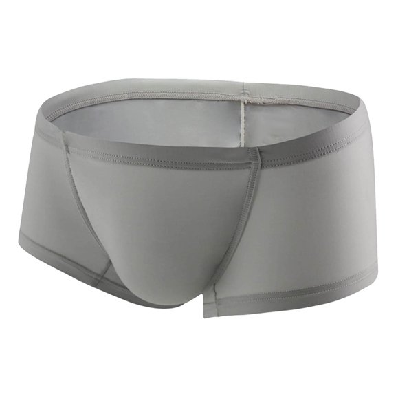 Sngxgn Men's Briefs, Soft & Breathable Underwear for Men(Grey,L)