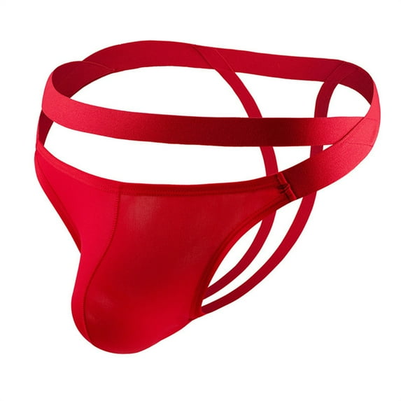Sngxgn Men's Briefs, Soft & Breathable Underwear for Men(Red,XXXL)