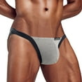 thumbnail image 1 of Sngxgn Men's Briefs, Soft and Breathable Underwear with ComfortFlex Waistband(Grey,L), 1 of 3
