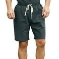 thumbnail image 1 of Sngxgn Men's Casual Drawstring Shorts Lightweight Elastic Waist Walking Shorts with Pockets(Grey,XXXL), 1 of 8