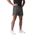 thumbnail image 1 of Sngxgn Men’s Causal Shorts Flat Front Short Classic Summer Beach Comfort Stretch Short(Grey,XXL), 1 of 4