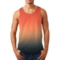 thumbnail image 1 of Sngxgn Men's Classic Slim Fit Breathable Active Workout Gym Sleeveless Shirts Tank Tops(Orange,M), 1 of 7
