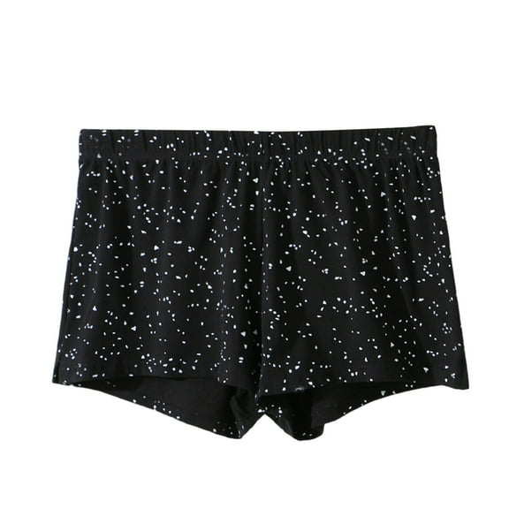 Sngxgn Men's Cool Breathable Underwear Boxer Briefs(Black,XL)