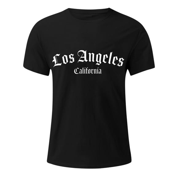 Sngxgn Men's Crewneck T-Shirt Lightweight Fit Active (Black,XL)