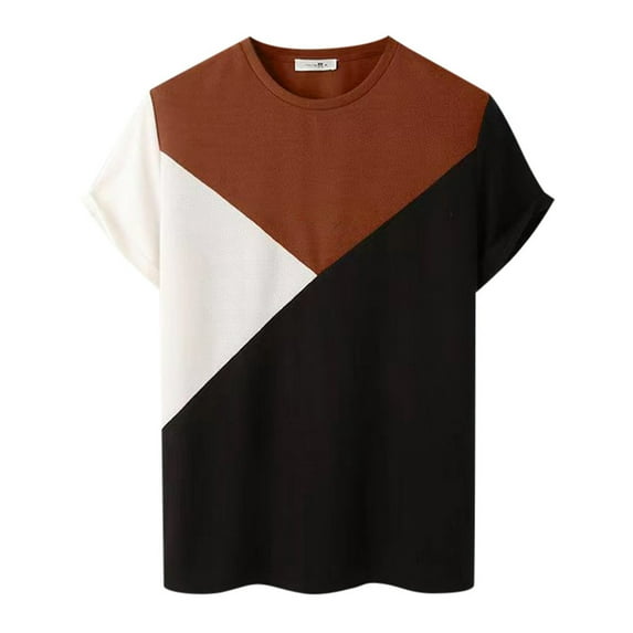 Sngxgn Men's Crewneck T-Shirt Lightweight Fit Active (Black,XXL)