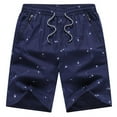 thumbnail image 1 of Sngxgn Men's Dress Shorts Flat Front Lightweight Casual with Pockets(Blue,XXXL), 1 of 6