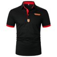 thumbnail image 1 of Sngxgn Men's Fit Midweight Short-Sleeve Polo(Black,XXL), 1 of 9