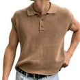 thumbnail image 1 of Sngxgn Men's Fit Midweight Short-Sleeve Polo(Khaki,XL), 1 of 4