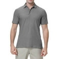 thumbnail image 1 of Sngxgn Men's Golf Polo Shirts Tennis Shirt Short Sleeve Casual Work T-Shirt(Dark Gray,XL), 1 of 2