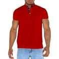 thumbnail image 1 of Sngxgn Men's Golf Polo Shirts Tennis Shirt Short Sleeve Casual Work T-Shirt(Red,XL), 1 of 6