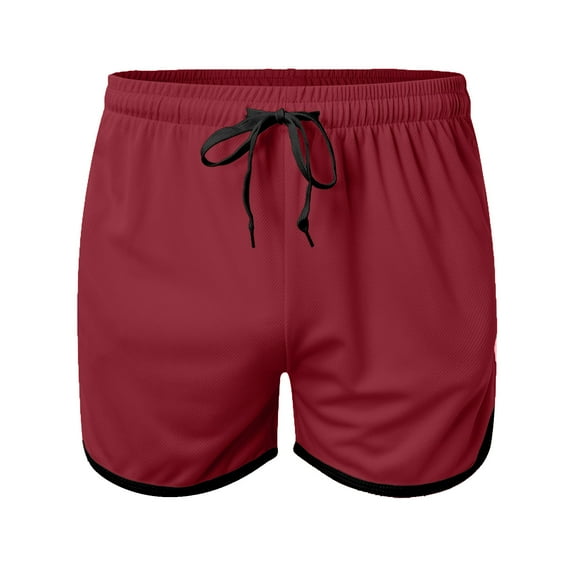 Sngxgn Men's Hiking Cargo Shorts Lightweight Outdoor Work Shorts for Men Travel Camping Casual(Red,XXL)