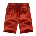 thumbnail image 1 of Sngxgn Men's Hiking Cargo Shorts Lightweight Outdoor Work Shorts for Men Travel Camping Casual(Red,XXL), 1 of 3