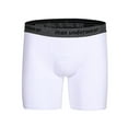 thumbnail image 1 of Sngxgn Men's Knit Boxer Shorts Relaxed Fit(White,S), 1 of 3