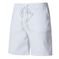 thumbnail image 1 of Sngxgn Men's Outdoor Lightweight Stretchy Shorts for Hiking Camping Travel with Pockets(White,XXXXXL), 1 of 4