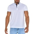 thumbnail image 1 of Sngxgn Men's Print Short Sleeve Cotton Polo T-Shirt(White,L), 1 of 6
