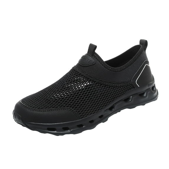 Sngxgn Men's Running Shoes Fashion Walking Sneakers for Men Shoe Outdoor Snearker Mens Casual Workout Footwear(Black,39)