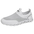 thumbnail image 1 of Sngxgn Men's Running Shoes Non Slip Shoes Breathable Lightweight Fashion Sneakers Slip Resistant Sports Gym Work Shoes(White,43), 1 of 8