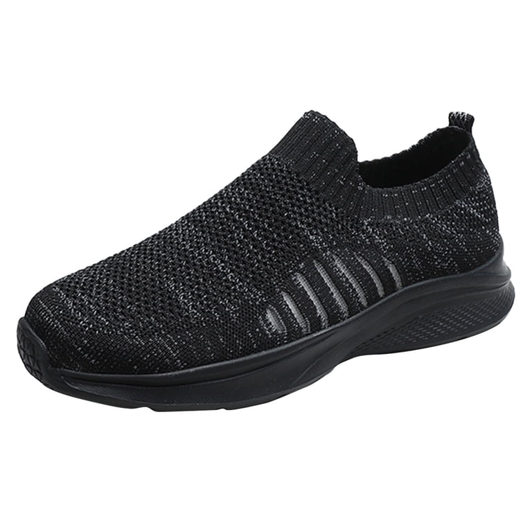 ?Mens Non Slip Sneakers Lightweight  Running Shoes Athletic Shoes for Men Amazon.com | Puweco Breathable Mens Running Shoes Anti Slip  main image 4