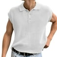 thumbnail image 1 of Sngxgn Men's Short Sleeve Fit Polo Shirt(White,L), 1 of 4