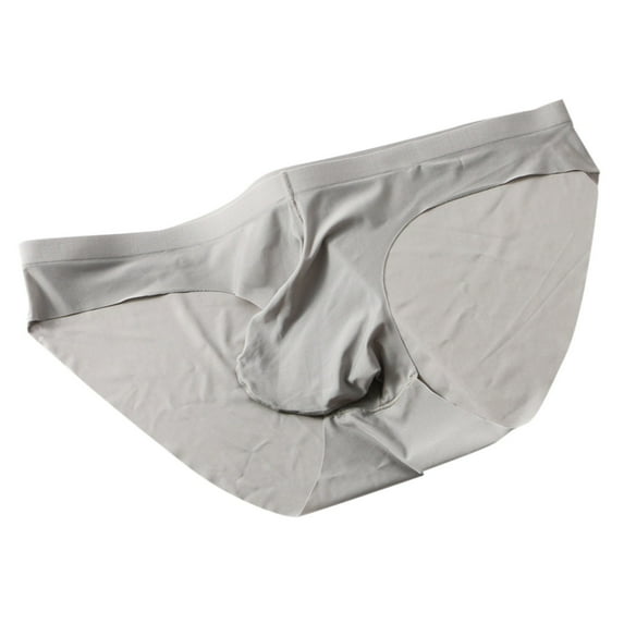 Sngxgn Men's Shorts Breathable Workout Running Underwear(Grey,L)