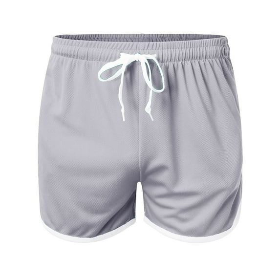 Sngxgn Men's Shorts Casual Lightweight Workout Gym Shorts for Men(Grey,XXL)