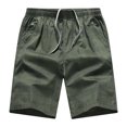 thumbnail image 1 of Sngxgn Men's Shorts with Pockets Gym Shorts(Army Green,XXXXXL), 1 of 2