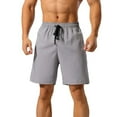 thumbnail image 1 of Sngxgn Men's Shorts with Pockets Running and Gym Shorts, Lightweight and Workout Shorts(Grey,M), 1 of 9