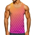 thumbnail image 1 of Sngxgn Men's Sleeveless Shirt Workout Swim Shirt Gym Beach Tank Top(Purple,L), 1 of 4