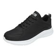 thumbnail image 1 of Sngxgn Men's Sport Gym Running Shoes Walking Shoes Casual Lace up Lightweight(White,42), 1 of 6