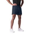 thumbnail image 1 of Sngxgn Men's Summer Beach Shorts Casual Lightweight Drawstring Shorts(Navy,M), 1 of 4