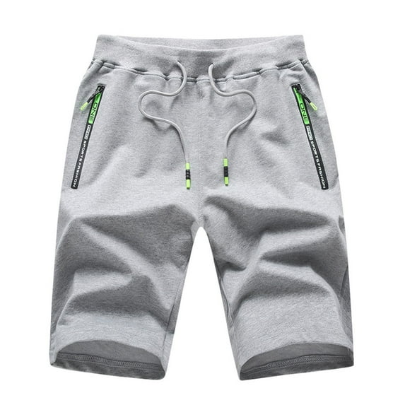 Sngxgn Men's Summer Outdoor Shorts Cargo Casual Hiking Shorts(Grey,XXXXL)
