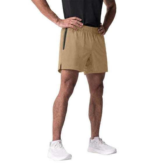 Sngxgn Men's Summer Outdoor Shorts Cargo Casual Hiking Shorts(Khaki,M)