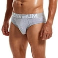 thumbnail image 1 of Sngxgn Men's Underwear Boxer Briefs, Cool Comfort Breathable Underwear(Grey,L), 1 of 4