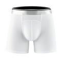 thumbnail image 1 of Sngxgn Men's Underwear Boxer Briefs, Cool Comfort Breathable Underwear(White,XL), 1 of 2