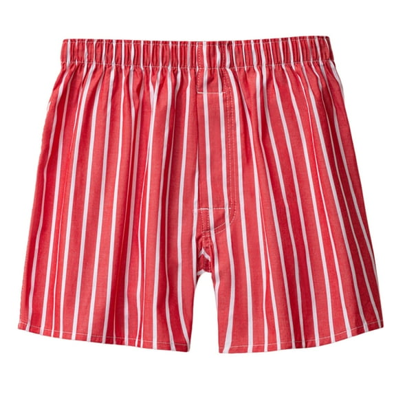 Sngxgn Men's Underwear Boxer Briefs Regular Long Mens Boxer Briefs Underwear Men(Red,XL)