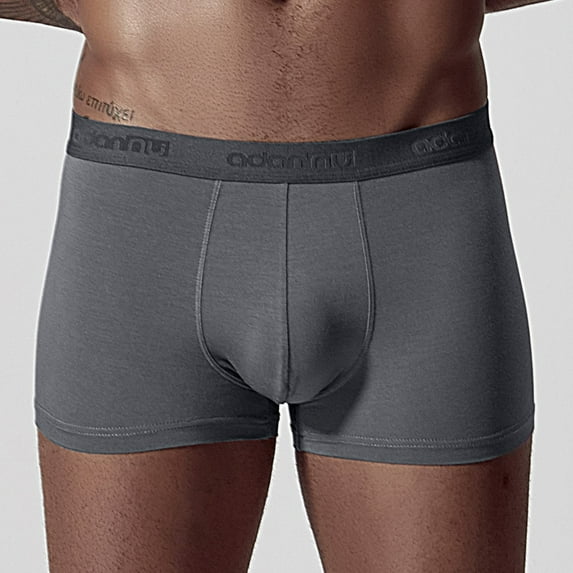 Sngxgn Men's Underwear Boxer Briefs for Men(Grey,XL)