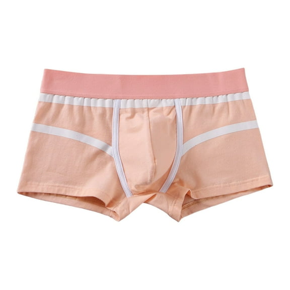Sngxgn Men's Underwear Boxer Briefs for Men(Pink,XL)