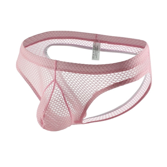 Sngxgn Men's Underwear Boxer Briefs with Built-in Comfortable Cool Underwear for Men(Pink,XL)