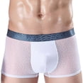 thumbnail image 1 of Sngxgn Men's Underwear Boxer Briefs with Built-in Comfortable Cool Underwear for Men(White,XXL), 1 of 2