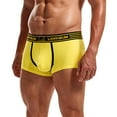 thumbnail image 1 of Sngxgn Men's Underwear Breathable Soft Boxer Briefs Stretch Trunks(Yellow,XXL), 1 of 4