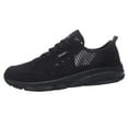 thumbnail image 1 of Sngxgn Men's Walking Shoes Breathable Gym Sneakers Fashion Shoes(Black,46), 1 of 8