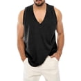 thumbnail image 1 of Sngxgn Men's Workout Tank Tops Sleeveless Gym Shirt(Black,XL), 1 of 6