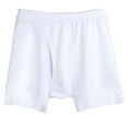 thumbnail image 1 of Sngxgn Mens Boxer Briefs Breathable Underwear for Men(White,XXL), 1 of 2