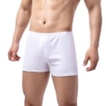 thumbnail image 1 of Sngxgn Mens Boxer Briefs Breathable Underwear for Men(White,XXXXL), 1 of 6